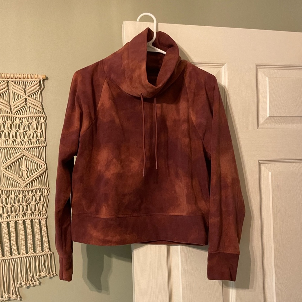 Old Navy Funnel Necked Cropped Micro fleece Sweatshirt